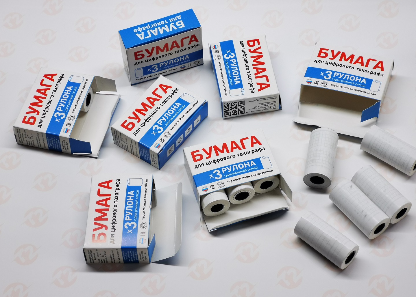 бумага для тахографа. ). чековая лента для тахографа (термобумага). бумага для тахографа артикул. термобумага для тахографа, 3 рулона.